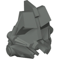 Lego hlava Bionicle základ, tmavě šedá (4154758)